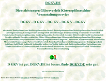 Tablet Screenshot of dgkv.de
